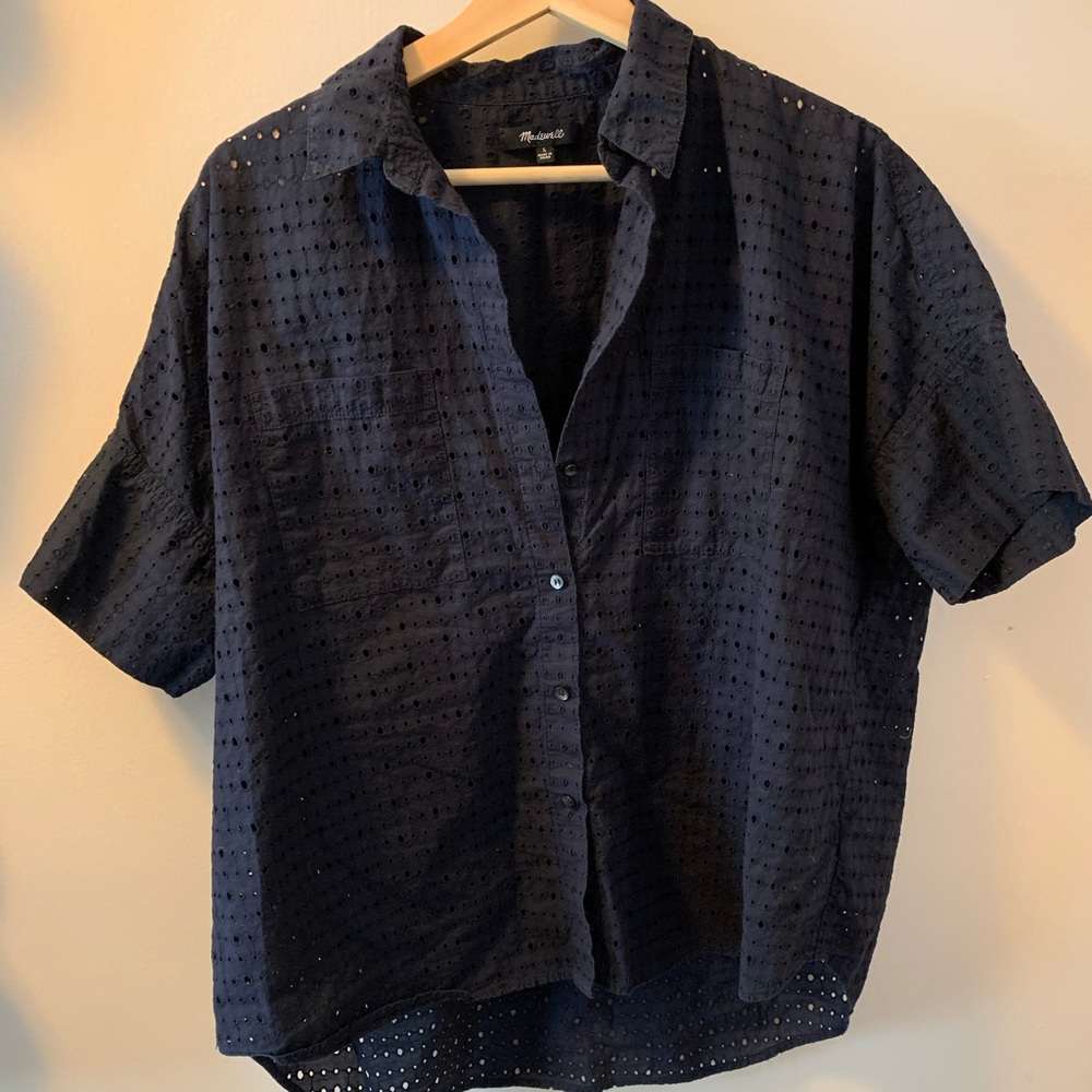 Madewell Eyelet Courier Shirt